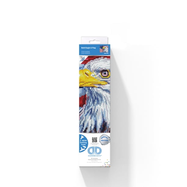 DIAMOND DOTZ® Bald Eagle & Flag Special Edition Diamond Painting