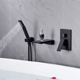 thumbnail image 5 of Tub Shower Faucets Sets Complete Brushed Gold Bathtub Shower System with Tub Spout, Bathtub Faucet Set Tub and Shower Faucet Combo Trim Kit with Rough-in Valve, 5 of 9