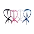 thumbnail image 1 of KAKOWELY 6Pcs Folding Plastic Stable Durable Wig Hair Hat Holder Stand Support Display Hanger Tools (Random Color),14.17"X6.3"X0.31", 1 of 5