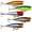 Multicolor, variant on 5PCS Top Water Fishing Lures Kits, Bass Fishing Lures for Freshwater & Saltwater, Realistic Hard Bait, Popper Fishing Lure with Treble Hooks for Trout, Bass, Salmon, Walleye Fishing