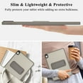 thumbnail image 3 of ELEHOLD For Apple iPad 11th Gen (A16 ) 2025 Military Garde Protection Case Slim Rugged Cover, with Built-in Kicksatnd, Lens&Screen Protect, Gray, 3 of 7