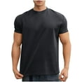 thumbnail image 2 of Weiqiqre T-Shirts pour Homme à Blocs de Couleur T-Shirts Décontractés Performance Extérieure Manches Courtes Rafraîchissant en Soie Glacée T-Shirt de Course, 2 of 5