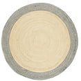 thumbnail image 2 of SAFAVIEH Cape Cod Charmaine Geometric Area Rug, Ivory/Blue, 4' x 4' Round, 2 of 2