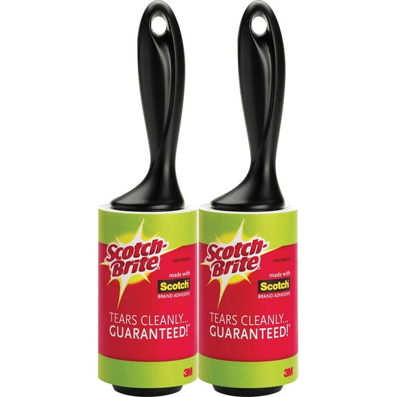 Scotch-Brite Lint Roller Twin Pack, 140 Sheets Total