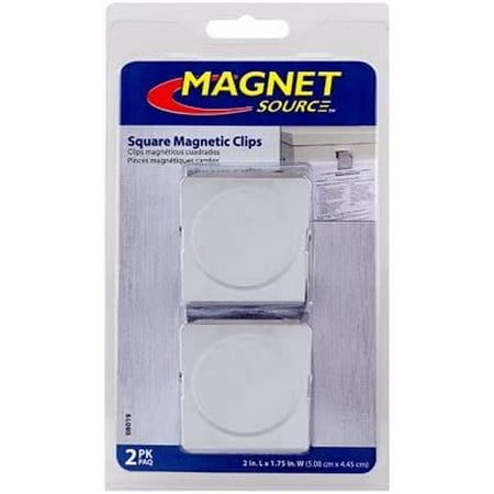 

MASTER MAGNETICS 08019 Metal Magnet Clip 2 Piece