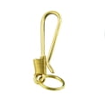 thumbnail image 2 of Gold Fish Buckle Belt Bag Clip Loop Hook Keychain Key Fob Keyring, 2 of 6