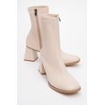 thumbnail image 1 of Plesa - Botas Beige de Tacón Cuadrado beige 26 CM, 1 of 3