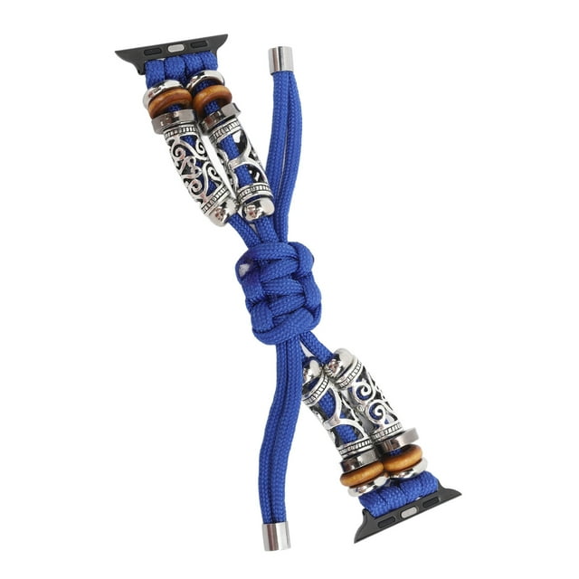 Correa de Reloj Trenzada Estilo Bohemio para Reloj de 42/44/45/mm Correa de Repuesto de Nailon Elástico para Reloj Pulsera Inteligente Correas de Reloj de Liberación Rápida ANGGREK Otros