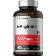 L Arginine 1000mg | 150 Capsules | Free Form | by Horbaach