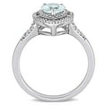 thumbnail image 4 of Everly Women's Aquamarine 14k White Gold Ring, 4 of 8