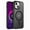 Black, variant on SaniMore for iPhone 13 6.1" Magnetic Case, Rugged PC Translucent Back Case with Wireless Charging Heavy Duty Full Body Protective Case for iPhone 13 Women Men, Lightpurple