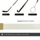 thumbnail image 4 of Paquete de 4 Cintas de Hockey Multipropósito Transparente Espinillera Calcetín Cinta Rollo Equipo Deportivo 2,4 cm x 28 M, 4 of 6
