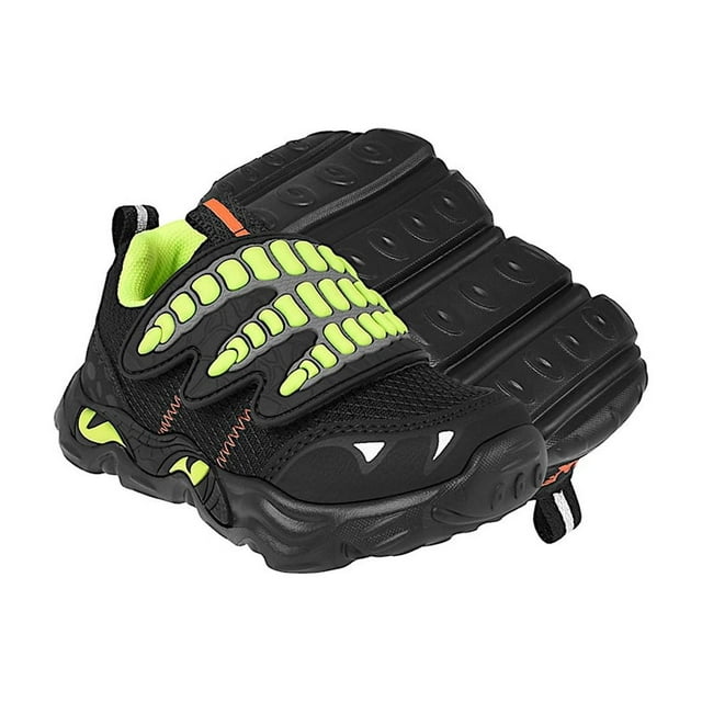 TENIS CASUALES CLASBEN DINO NIÑO TEXTIL NEGRO 15-17