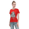 thumbnail image 4 of Women's Basic Short Sleeve T-Shirt One Piece Karp, 4 of 6