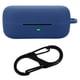 thumbnail image 1 of For Sony Wf-c510 Bluetooth Earphones Case Soft Silicone Cover With Anti-lost Buckle - Dark Blue, 1 of 5