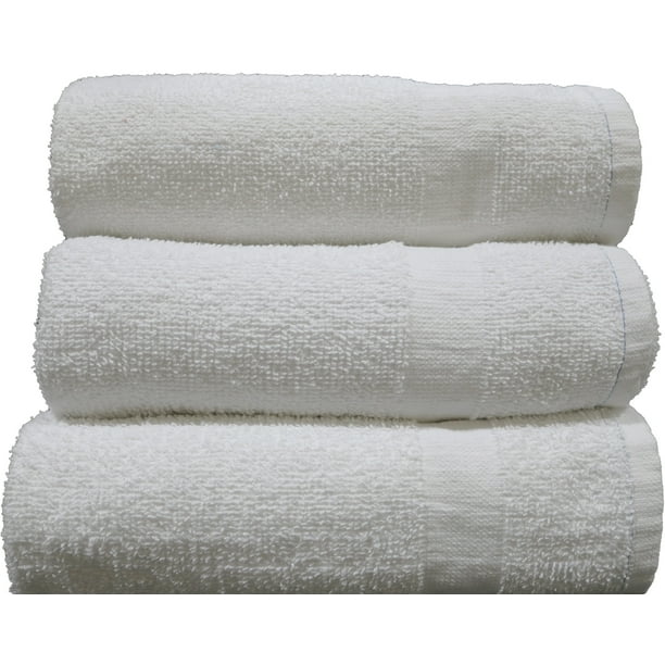 Economy Bath Towels 24X48 8 lb 100 Terry Cotton Wholesale Cam Border