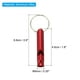 thumbnail image 2 of Silbato de supervivencia Uxcell, paquete de 5 silbatos de sonido fuerte para acampar y hacer senderismo, rojo, 2 of 6