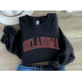 thumbnail image 6 of Oklahoma Crewneck Sweatshirt, Vintage Sports College Style Pullover for Women and Men, 6 of 6
