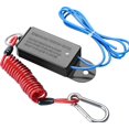 thumbnail image 2 of 4FT Trailer Breakaway Switch with 4FT Breakaway Coiled Cable,Including Electric Brake Switch Used for Travel Trailers, RV Towing Trailer, Outside Trailer Accessories (Spring-Loaded Rope A, 4FT), 2 of 4