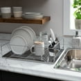 thumbnail image 6 of Kitchen Details Twisted Chrome 3 Piece Dish Rack, 6 of 10