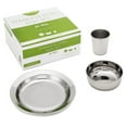 thumbnail image 2 of Stainless Steel Dish Set for Kids, with Plate, Bowl, and Cup - BPA Free - by HumanCentric, 2 of 2
