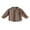 Brown, variant on Bagilaanoe Toddler Boy Shirt Casual Striped Print Long Sleeve Tops with Pocket 12M 18M 24M 3T 4T 5T Kids Fall Clothes