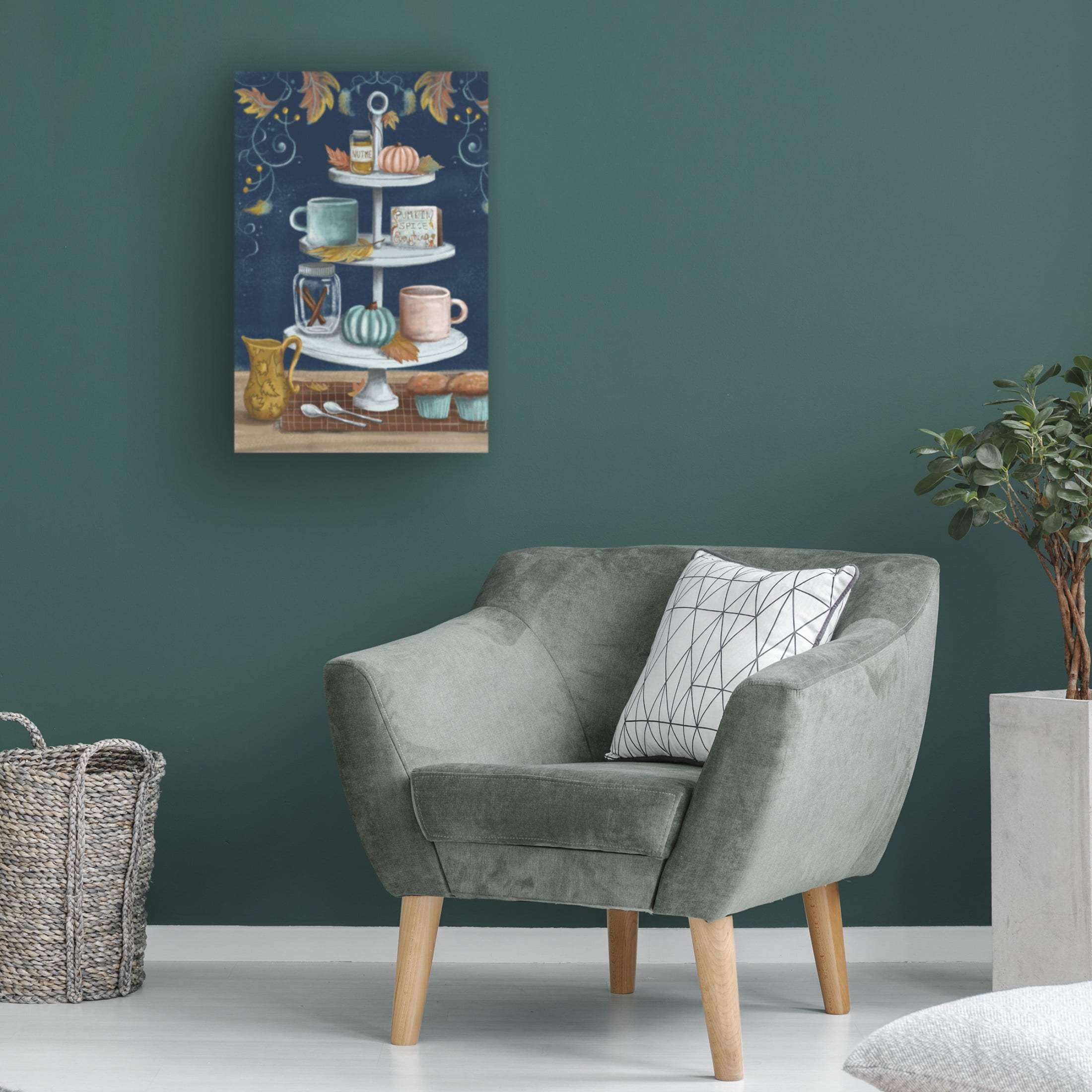 Canvas Wall Art - Christine Rotolo 'Pumpkin Spice 1' Wall Art for Living Room, Bedroom, or Office Décor by Trademark Fine Art - 16 x 24 Inches