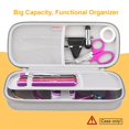 thumbnail image 4 of BOVKE Hard Stethoscope Case for 3M Littmann Classic III, Lightweight II S.E, Cardiology IV Diagnostic, MDF Acoustica Deluxe Stethoscopes - Extra Room for Taylor Percussion Hammer and Penlights, Gray, 4 of 6