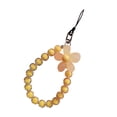 thumbnail image 1 of Cordón del teléfono Strade Fareast Limited con cuentas correa colgante linda flor Amarillo, 1 of 7