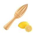 thumbnail image 1 of Beech Wood Lemon Juicer Reamer Squeezer Fruit Orange Juice Extractor Tool, 1 of 5