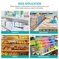 thumbnail image 5 of WHAMVOX Acrylic Shelf Dividers for Supermarket Transparent and Sturdy 3 Pieces Organizer Separator, 5 of 8