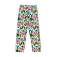 thumbnail image 4 of Kdxio Watercolor Flowers Print Men's Sleep Pajama Pant Lounge Pants with Pockets, 4 of 8