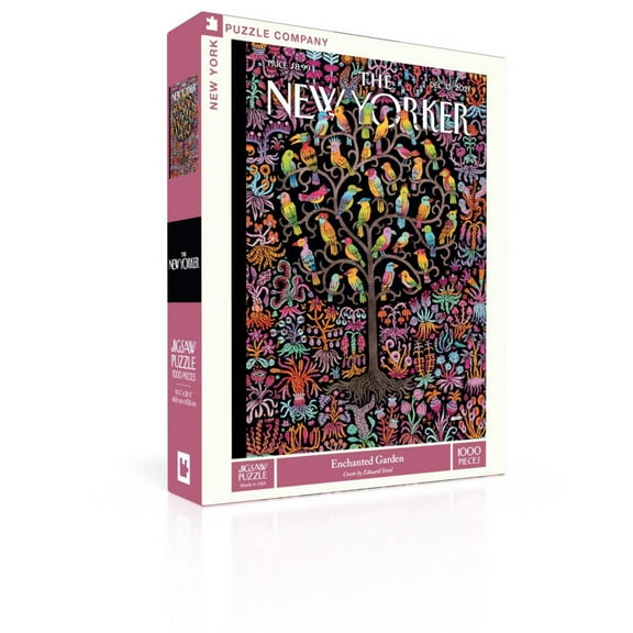 New York Puzzle Company Enchanted Garden 1000 Piece Jigsaw Puzzle