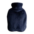 thumbnail image 1 of yeacher Double-Sided Fleece Cover PVC Hot Water Bottle with 1000ml Capacity for Hand Warming - Dark Blue [Cover + Inner Bag], 1 of 6