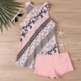 thumbnail image 5 of Women's Plus Size Bikini Set Printed Sling Two Piece Sexy Swimsuit for Beach Vacation Summer,Pink,2XL, 5 of 5