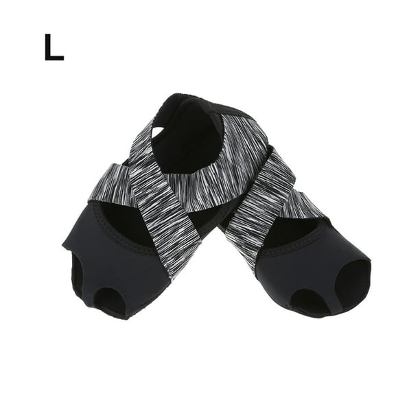 Mujer Yoga antideslizante Pilates Barre Soft Wrap zapatos de entrenamiento de danza gris (L 39-40) YUNYI BRAND Deportes