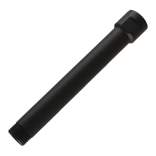 Tubo de extensión de brazo de ducha, brazo de extensión de ducha, tubo de extensión de ducha de mano para baño Negro