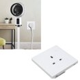 thumbnail image 3 of Smock Socket, Smart Wall Wall Outlet ABS Control Remoto Inalámbrico White 2500W 16A Eu Plug AC 95-245V Para El Hogar, 3 of 7