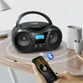 thumbnail image 1 of Klonfd Portable Stereo Player Boombox | Tri Function Radio & USB Enjoy Music, 1 of 5
