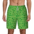 thumbnail image 2 of Goofa St Patrick's Day Printed Men's Swim Trunks Board Shorts Quick Dry Mens Swimming Trunks with Compression Liner,Breathable Fit Hawaii Beach Shorts-3X-Large, 2 of 9