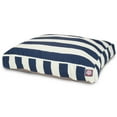 thumbnail image 2 of Majestic Pet | Vertical Stripe Rectangle Pet Bed For Dogs, Removable Cover, Navy Blue, Medium, 2 of 5