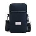 thumbnail image 2 of EnJoCho Solid Color Versatile Mobile Phone Bag Small Crossbody Bag Vertical Mini Change Bag Trendy Matching Bags for Male Female for Travel Casual Use Clearance, 2 of 5