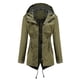 thumbnail image 1 of Abrigos de Invierno Para Mujer Chaqueta de Lluvia Sólida Chaquetas Al Aire Libre Impermeable Con Capucha Impermeable A Prueba de Viento Odeerbi ODB173191, 1 of 9