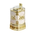 thumbnail image 3 of veasfak Toothpick Box Decorative Toothpick Case for Restaurant Apartment Dining Room Gold White, 3 of 9