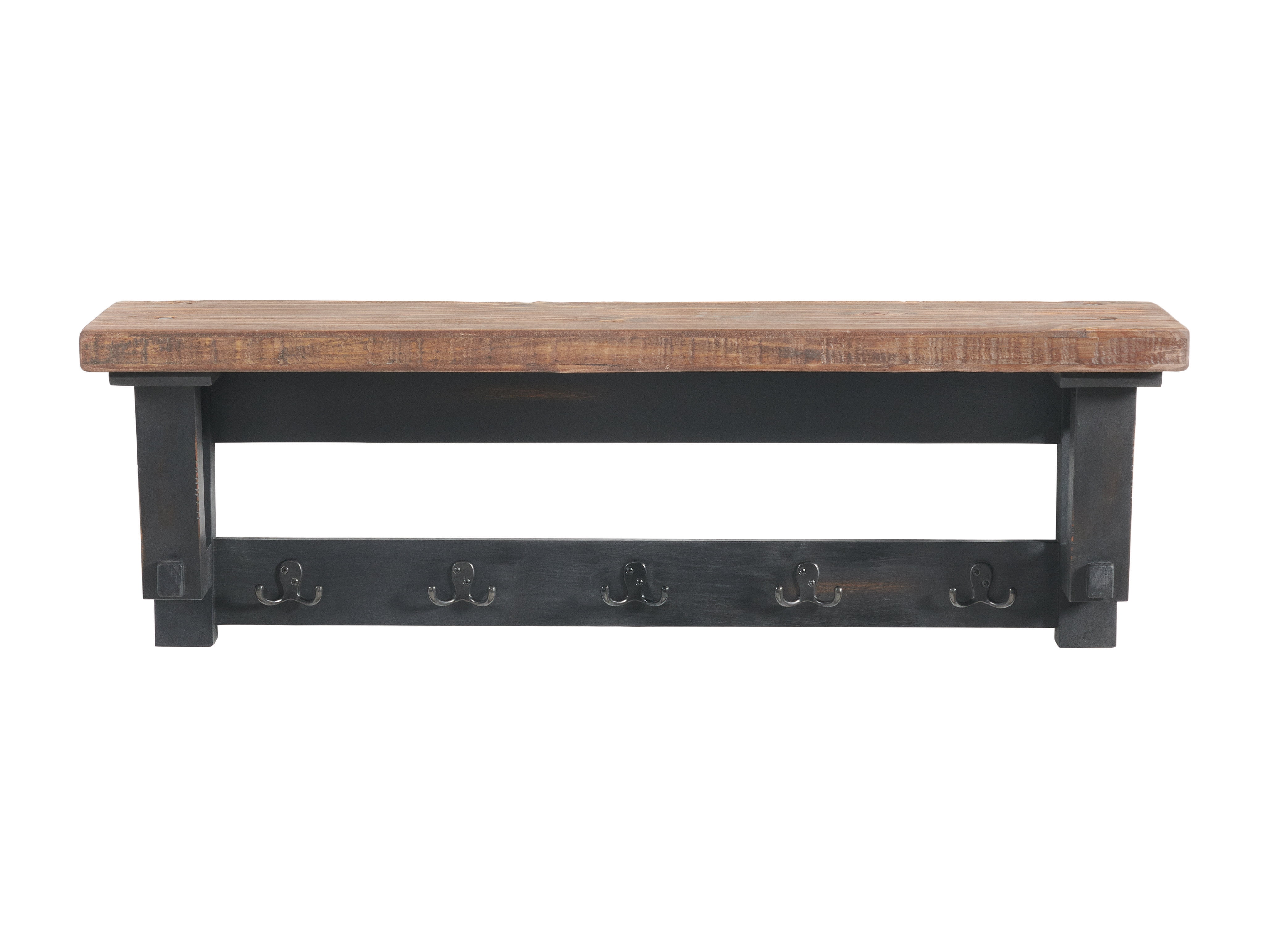 Alaterre Bolton Furniture Adam 42"L Wood Coat Hook with Shelf