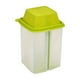 thumbnail image 1 of Frasco para pepinillos con colador, recipiente grande a prueba de fugas para jalapeños, frasco separador de jugo verde, 1 of 9