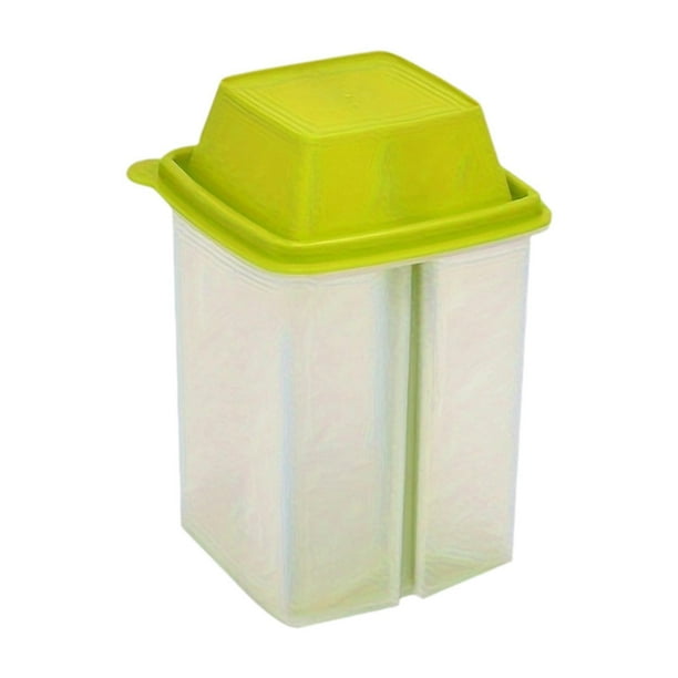 Frasco de pepinillos con colador para amantes de los pepinillos, recipiente hermético para guardar alimentos. verde