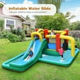 thumbnail image 3 of Costway Inflatable Slide Water Park Climbing Bouncer Bounce House w/Tunnel & 735W Blower, 3 of 10