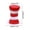 Red, variant on Red And White Striped Tall Top Hat Accessory Flat High Hat For Stage Performance And Themed Parties