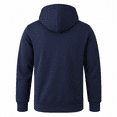 thumbnail image 5 of Mens Hoodie Long Sleeve Drawstring Solid Loose Fit Hooded Sweatshirt Trendy Fall Winter Soft Comfy Casual Pullover Top with Pocket Navy L, 5 of 5